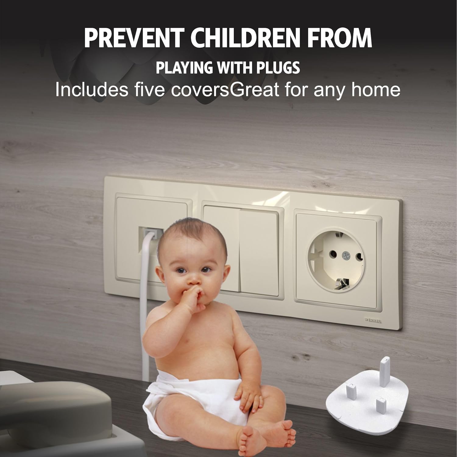 Socket Covers 3 Pin - PACK OF 5