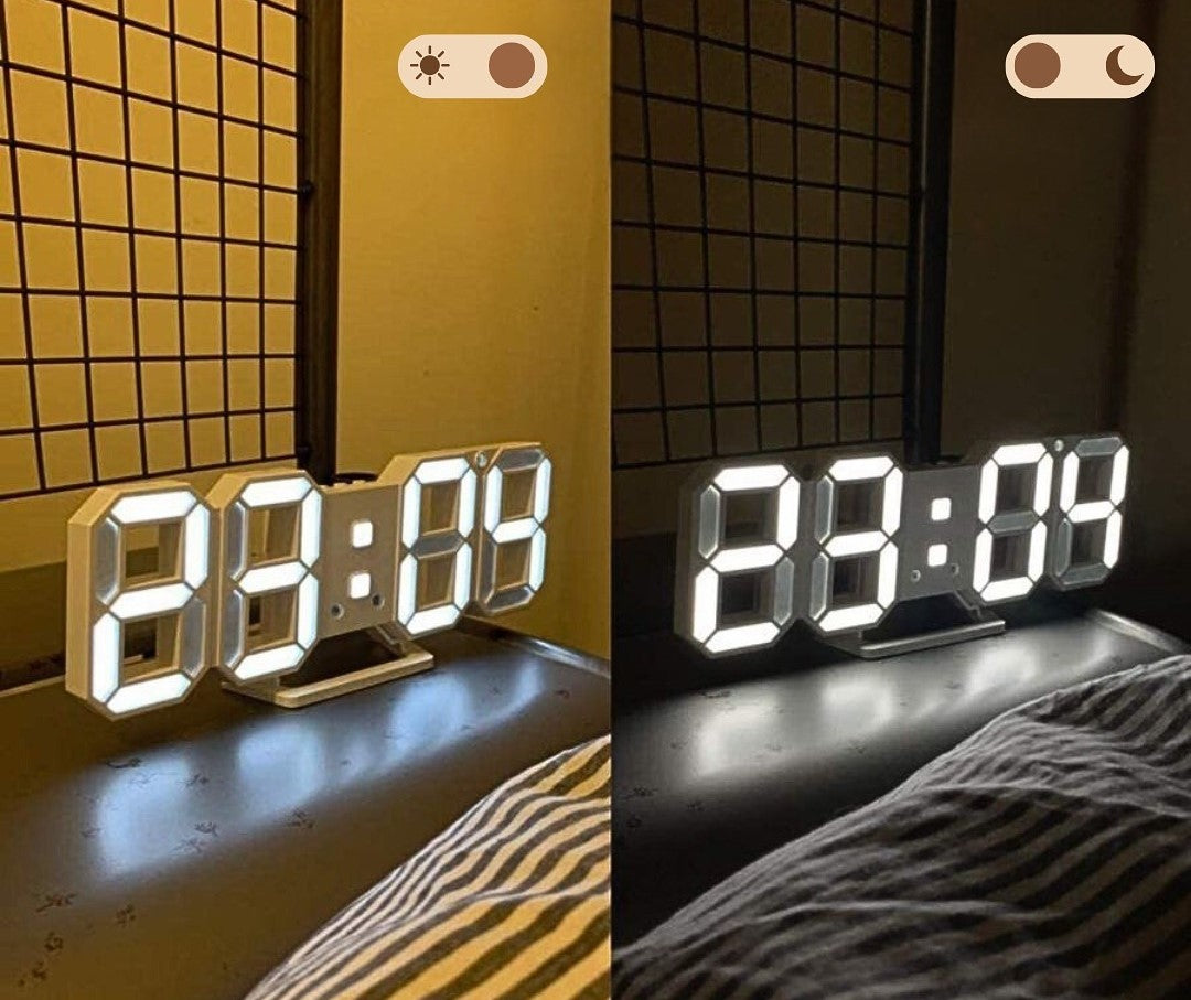 Digital LED Alarm Clock – Sleek, Smart & Functional