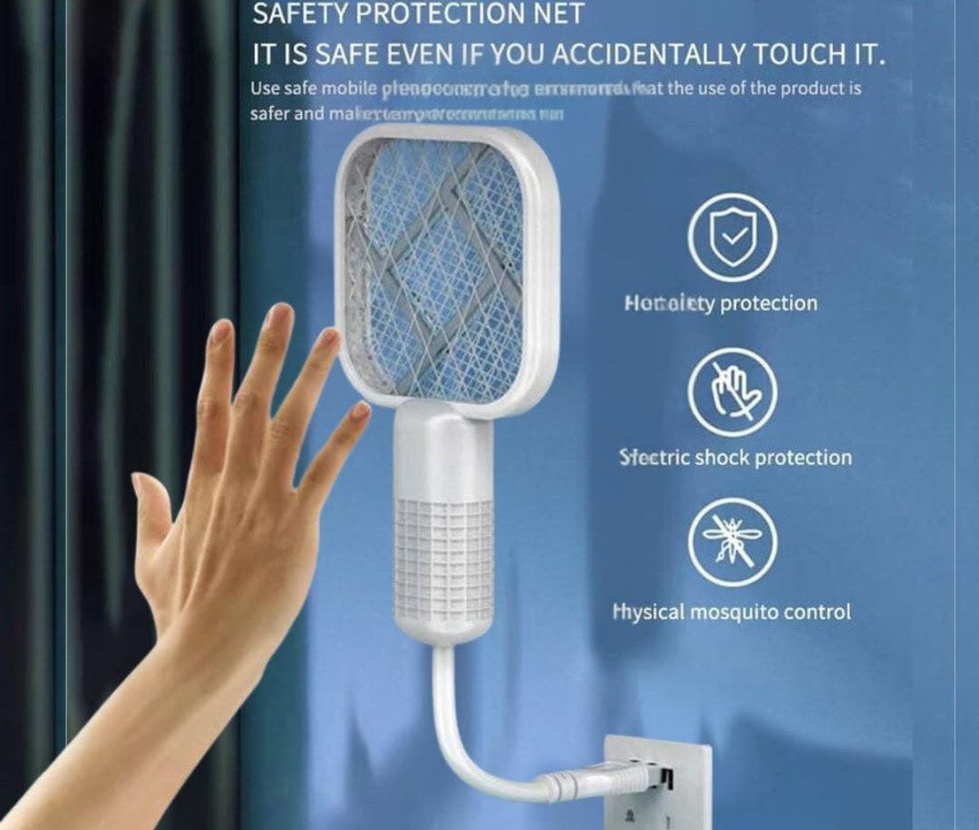 Electric Mosquito Swatter 🦟✨ – Rechargeable & Safe Touch